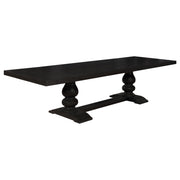 Phelps Rectangular Dining Table Antique Noir - Theo's Factory Direct Mattress & Furniture (Columbus, OH)
