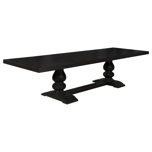 Phelps Rectangular Dining Table Antique Noir - Theo's Factory Direct Mattress & Furniture (Columbus, OH)