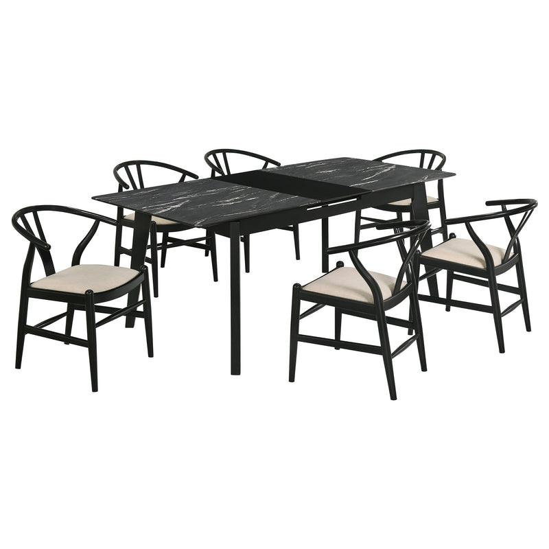 Crestmont 7 Pc Dining Set - Theo's Factory Direct Mattress & Furniture (Columbus, OH)
