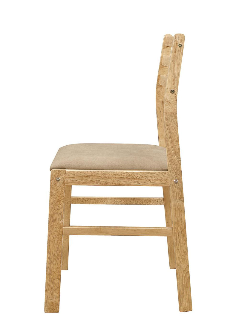 Bucknell 3-piece Dining Set with Drop Leaf Natural and Tan - Theo's Factory Direct Mattress & Furniture (Columbus, OH)