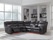 Sultan Meadow Reclining Sectional - Theo's Factory Direct Mattress & Furniture (Columbus, OH)