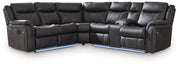 Sultan Meadow Reclining Sectional - Theo's Factory Direct Mattress & Furniture (Columbus, OH)