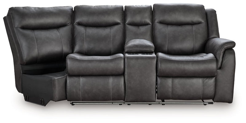 Sultan Meadow Reclining Sectional - Theo's Factory Direct Mattress & Furniture (Columbus, OH)