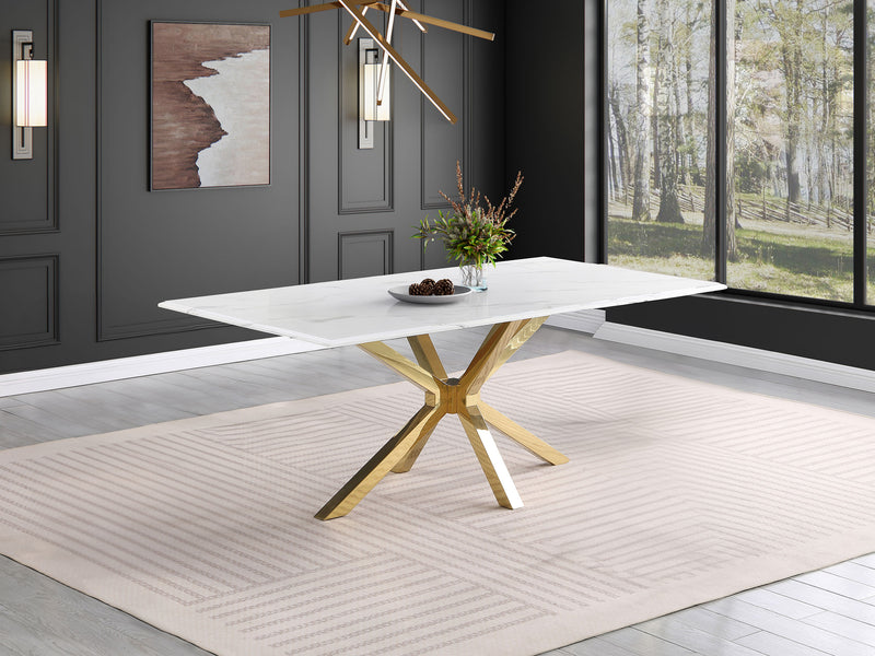 Venera Dining Table - Theo's Factory Direct Mattress & Furniture (Columbus, OH)