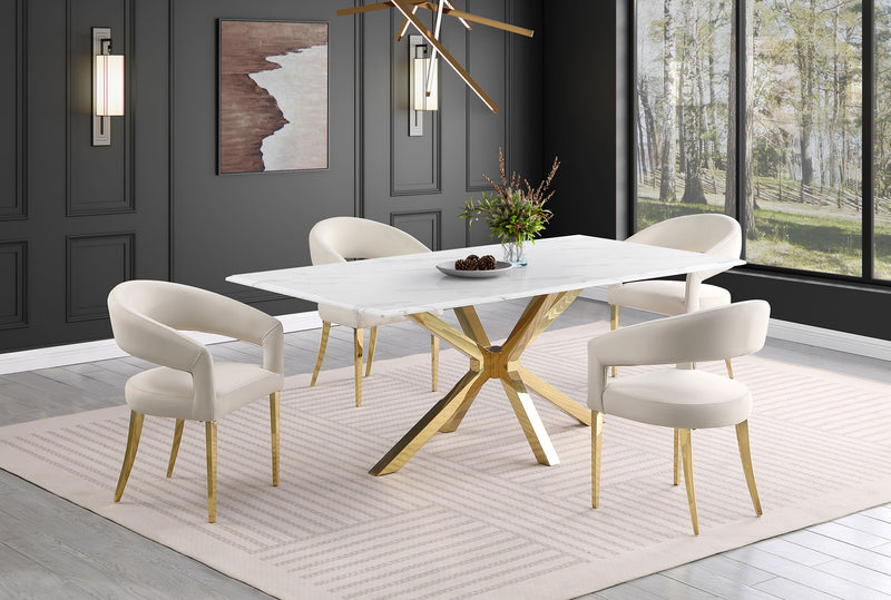 Venera Dining Table - Theo's Factory Direct Mattress & Furniture (Columbus, OH)