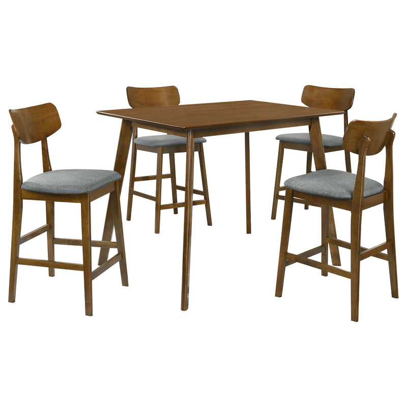 Robbie 5 Pc Counter Height Dining Set - Theo's Factory Direct Mattress & Furniture (Columbus, OH)