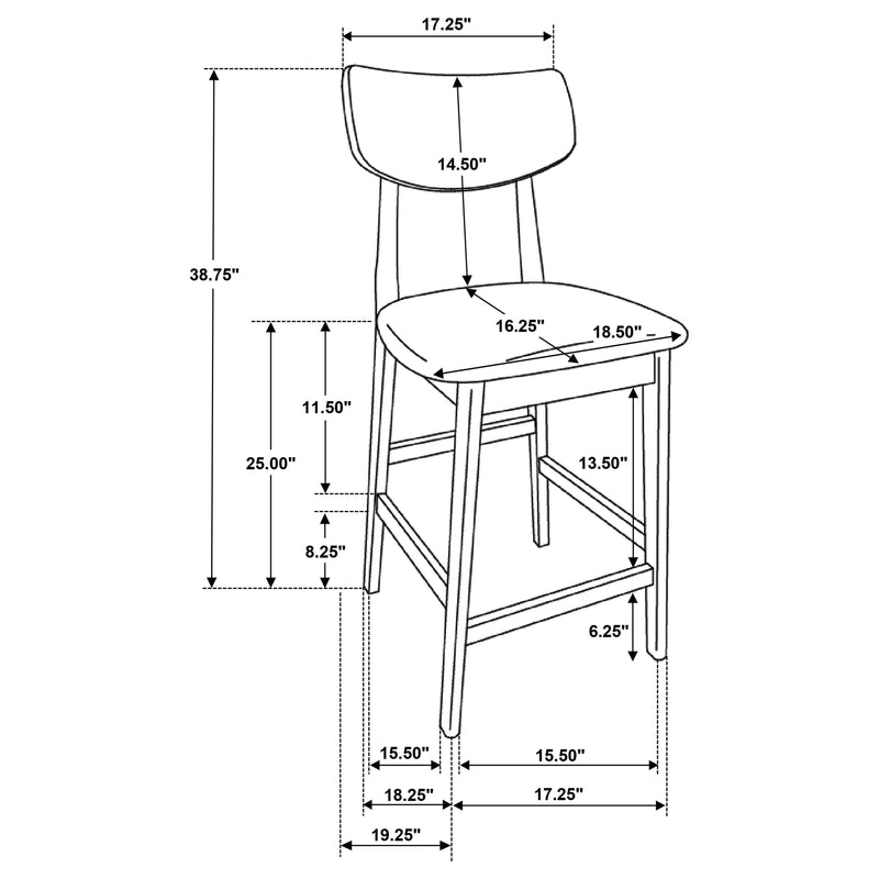 Robbie 5 Pc Counter Height Dining Set - Theo's Factory Direct Mattress & Furniture (Columbus, OH)