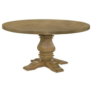 Florence 5-piece Round Dining Table Set Rustic Honey - Theo's Factory Direct Mattress & Furniture (Columbus, OH)
