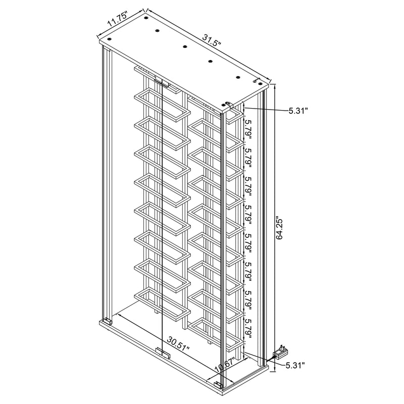 Montara Bar & Wine Cabinet - Theo's Factory Direct Mattress & Furniture (Columbus, OH)