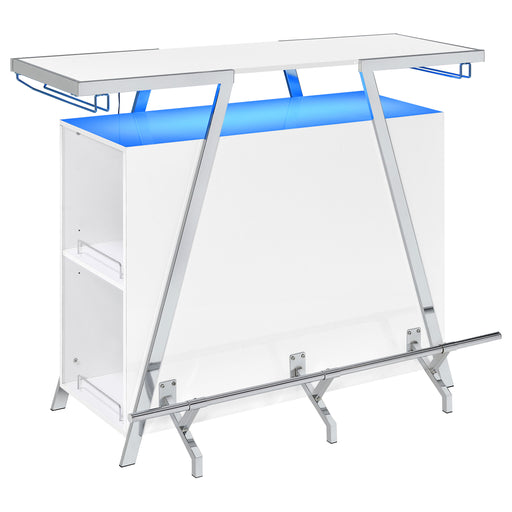Araceli Home Bar with LED Lighting - Theo's Factory Direct Mattress & Furniture (Columbus, OH)