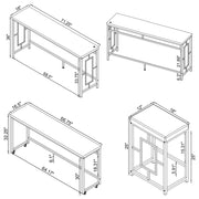 Jackson 5 Pc Counter Height Dining Set - Theo's Factory Direct Mattress & Furniture (Columbus, OH)