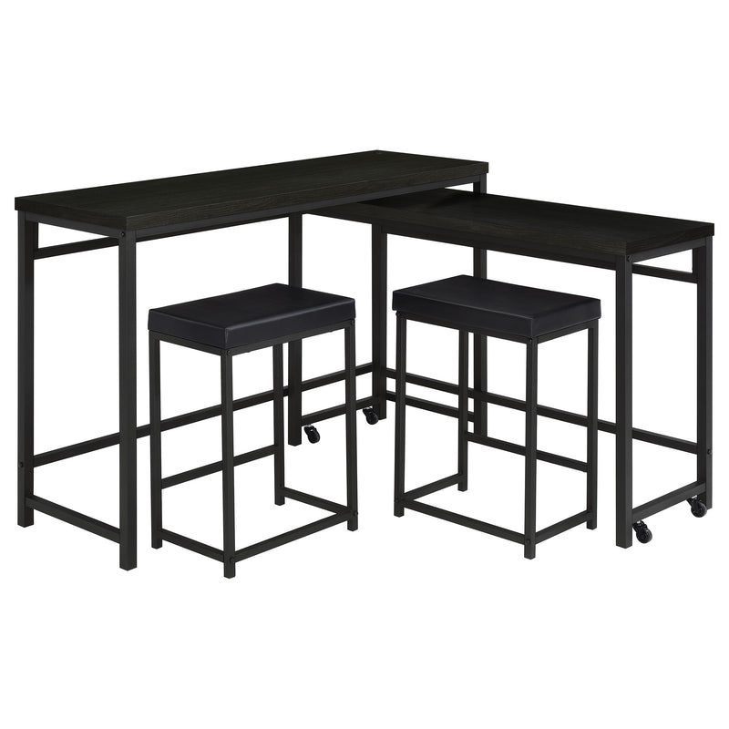 Hawes 4 Pc Counter Height Dining Set - Theo's Factory Direct Mattress & Furniture (Columbus, OH)