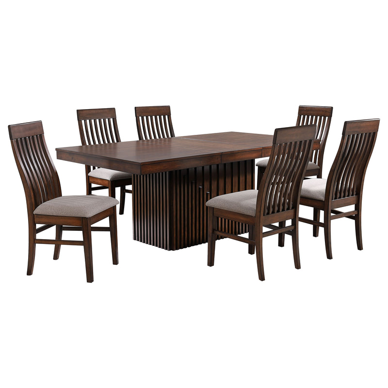 Briarwood 7 Pc Dining Set - Theo's Factory Direct Mattress & Furniture (Columbus, OH)