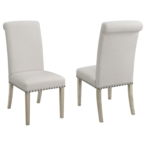 Salem Upholstered Side Chairs Rustic Smoke and Grey (Set of 2) - Theo's Factory Direct Mattress & Furniture (Columbus, OH)