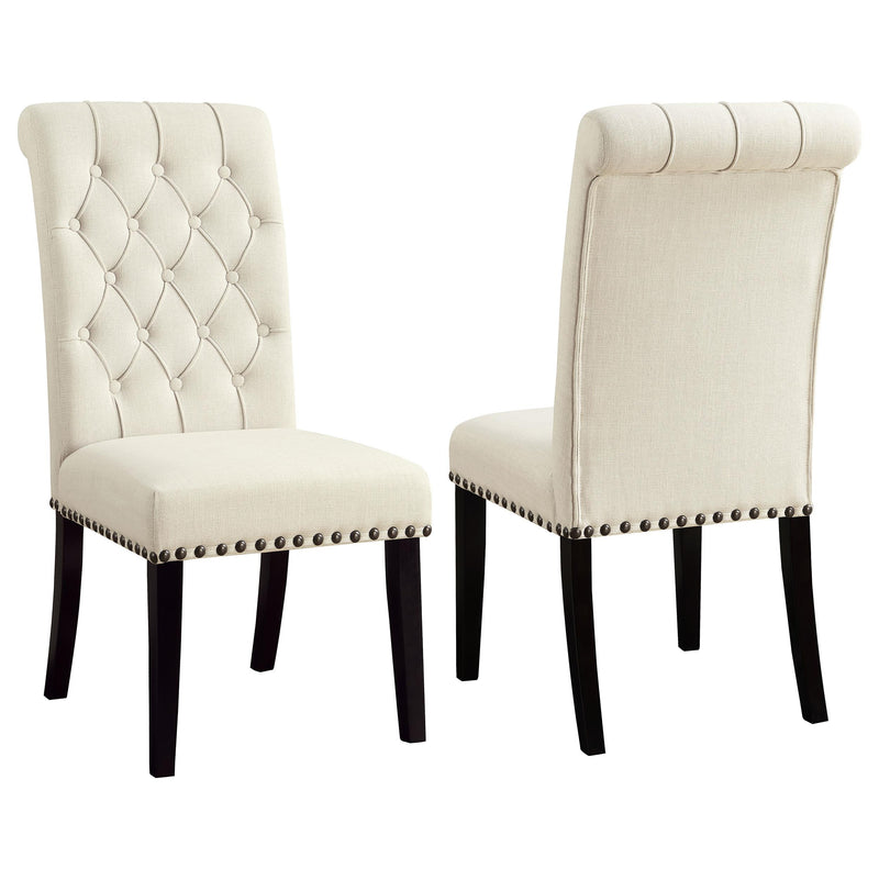 Alana Tufted Back Upholstered Side Chairs Beige (Set of 2) - Theo's Factory Direct Mattress & Furniture (Columbus, OH)