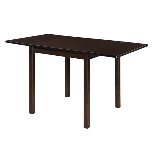 Kelso Rectangular Dining Table with Drop Leaf Cappuccino - Theo's Factory Direct Mattress & Furniture (Columbus, OH)