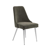 Cabianca Curved Back Side Chairs Grey (Set of 2) - Theo's Factory Direct Mattress & Furniture (Columbus, OH)