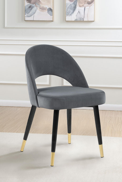 Lindsey Arched Back Upholstered Side Chairs Grey (Set of 2) - Theo's Factory Direct Mattress & Furniture (Columbus, OH)