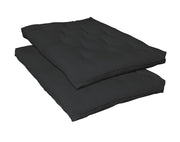 7.5" Deluxe Innerspring Futon Pad Black - Theo's Factory Direct Mattress & Furniture (Columbus, OH)