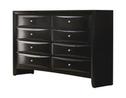 Briana Rectangular 8-drawer Dresser Black - Theo's Factory Direct Mattress & Furniture (Columbus, OH)