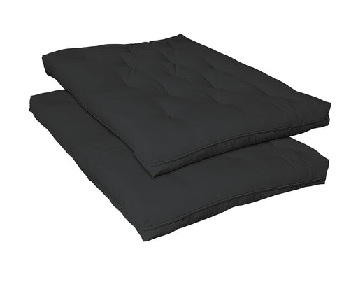 9" Deluxe Innerspring Futon Pad Black - Theo's Factory Direct Mattress & Furniture (Columbus, OH)