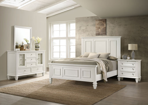 Sandy Beach 4 & 5 Piece Pc Bedroom Set Cal.King & E.King - Theo's Factory Direct Mattress & Furniture (Columbus, OH)