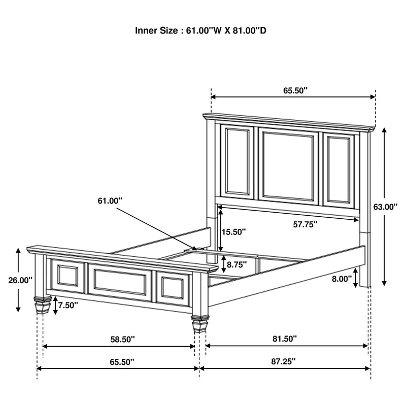 Sandy Beach Bedroom Set - Theo's Factory Direct Mattress & Furniture (Columbus, OH)