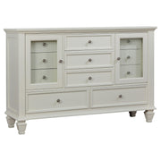 Sandy Beach 11-drawer Rectangular Dresser Cream White - Theo's Factory Direct Mattress & Furniture (Columbus, OH)