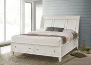 Sandy Beach Panel Platform Storage Bed - Theo's Factory Direct Mattress & Furniture (Columbus, OH)