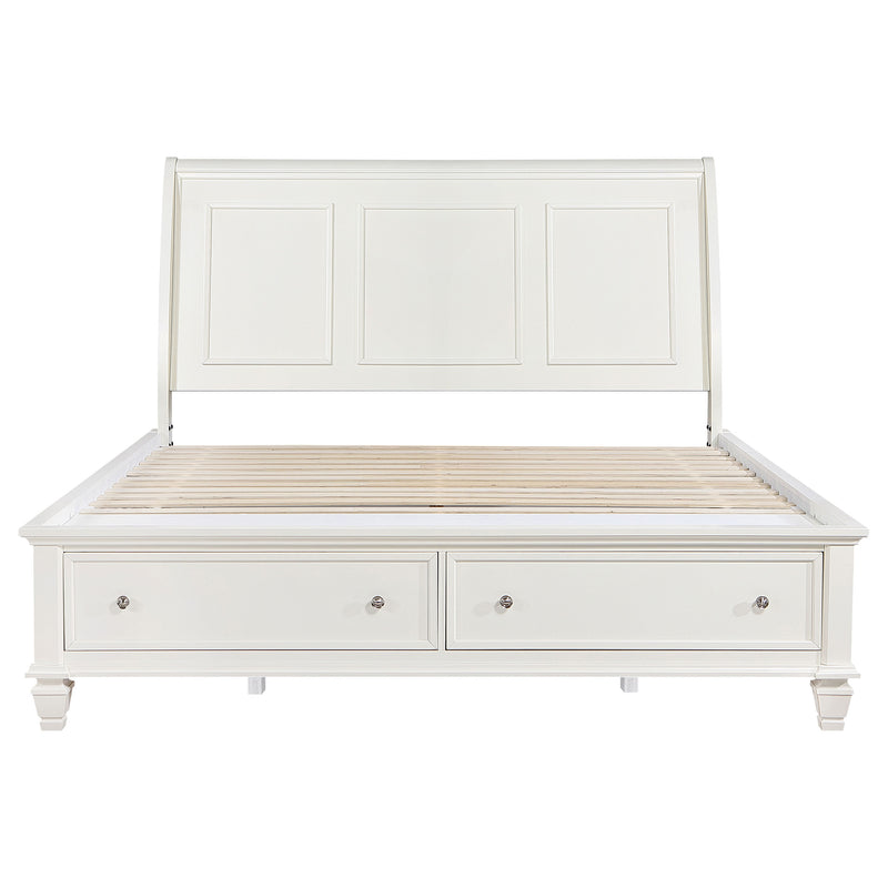 Sandy Beach Panel Platform Storage Bed - Theo's Factory Direct Mattress & Furniture (Columbus, OH)