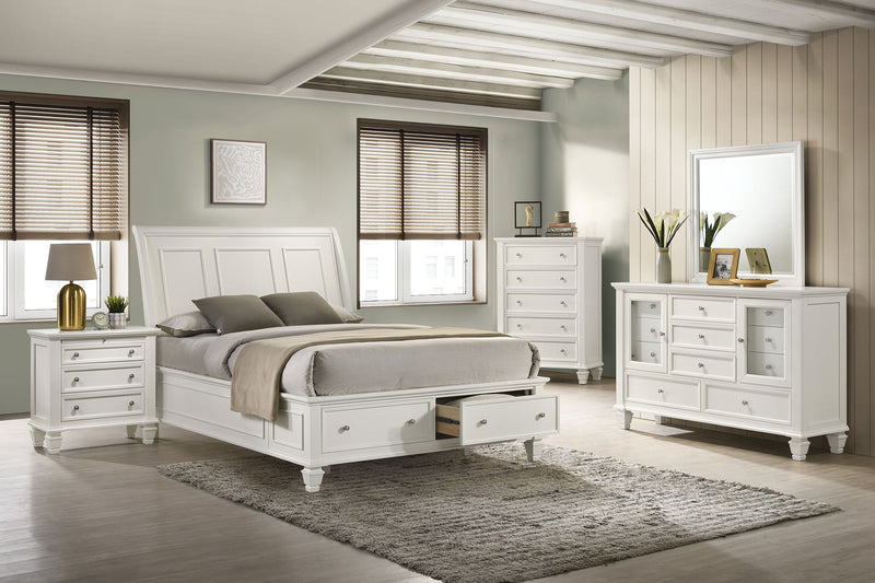 Sandy Beach Panel Platform Storage Bed - Theo's Factory Direct Mattress & Furniture (Columbus, OH)