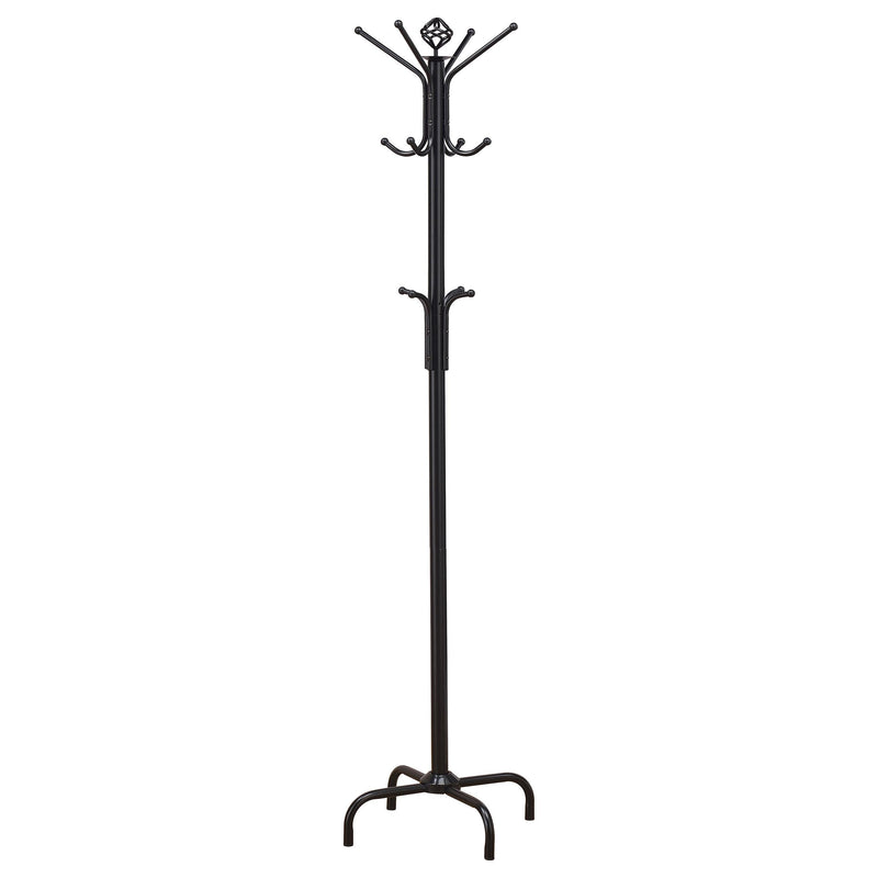 Collier 12-hook Coat Rack Black - Theo's Factory Direct Mattress & Furniture (Columbus, OH)