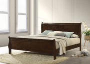 Louis Philippe Sleigh Panel Bed - Theo's Factory Direct Mattress & Furniture (Columbus, OH)