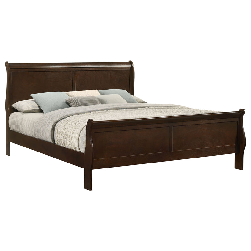 Louis Philippe Sleigh Panel Bed - Theo's Factory Direct Mattress & Furniture (Columbus, OH)