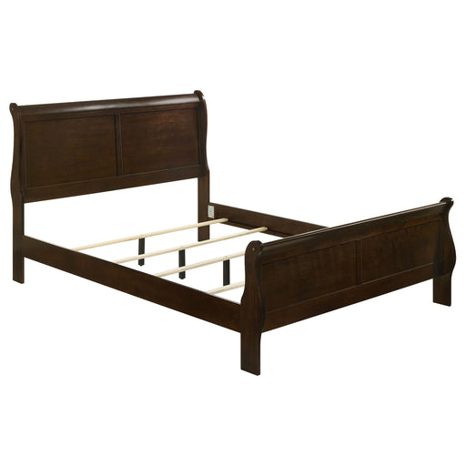 Louis Philippe Sleigh Panel Bed - Theo's Factory Direct Mattress & Furniture (Columbus, OH)
