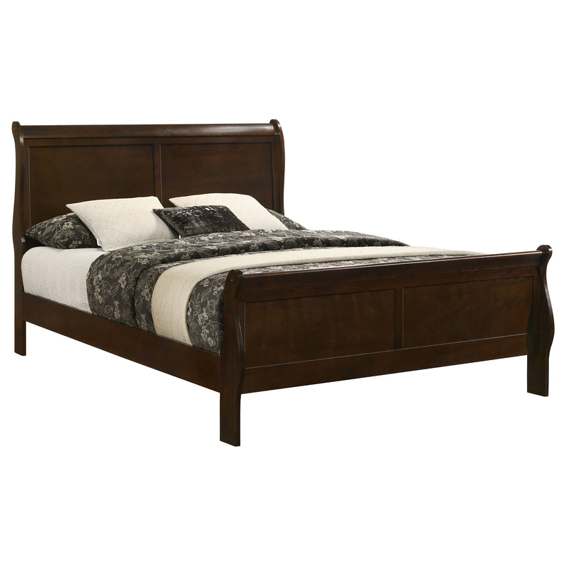 Louis Philippe Sleigh Panel Bed - Theo's Factory Direct Mattress & Furniture (Columbus, OH)