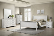 Louis Philippe Sleigh Panel Bed - Theo's Factory Direct Mattress & Furniture (Columbus, OH)