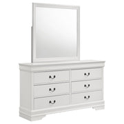 Louis Philippe Dresser with Mirror - Theo's Factory Direct Mattress & Furniture (Columbus, OH)