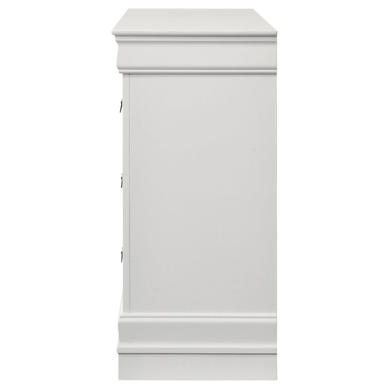 Louis Philippe 6-drawer Dresser White - Theo's Factory Direct Mattress & Furniture (Columbus, OH)