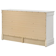 Louis Philippe 6-drawer Dresser White - Theo's Factory Direct Mattress & Furniture (Columbus, OH)