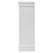 Louis Philippe 5-drawer Bedroom Chest White - Theo's Factory Direct Mattress & Furniture (Columbus, OH)
