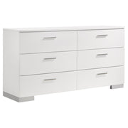 Felicity Bedroom Set White - Theo's Factory Direct Mattress & Furniture (Columbus, OH)