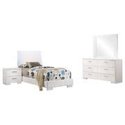 Felicity Bedroom Set White - Theo's Factory Direct Mattress & Furniture (Columbus, OH)