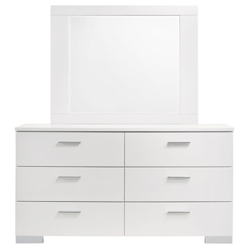 Felicity Dresser With Mirror - Theo's Factory Direct Mattress & Furniture (Columbus, OH)