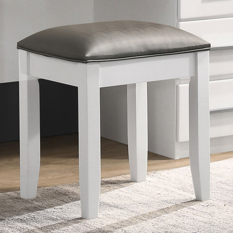 Felicity Vanity Stools - Theo's Factory Direct Mattress & Furniture (Columbus, OH)