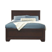 Kauffman California King, Eastren King, & Queen Panel Bed Dark Cocoa - Theo's Factory Direct Mattress & Furniture (Columbus, OH)