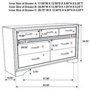 Miranda 4 Pc Bedroom Set - Theo's Factory Direct Mattress & Furniture (Columbus, OH)
