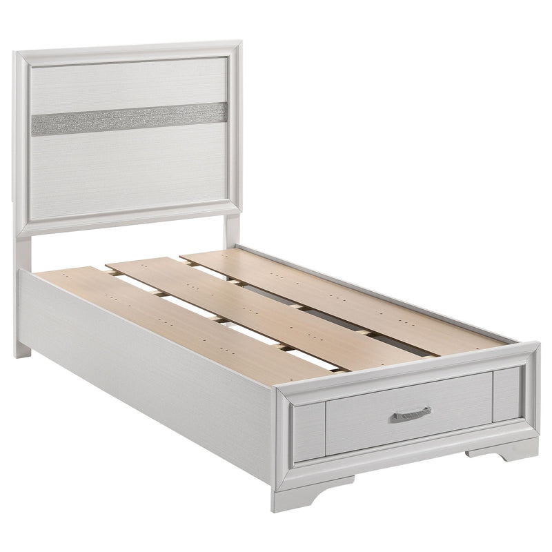 Miranda Full & Twin Storage Bed White - Theo's Factory Direct Mattress & Furniture (Columbus, OH)
