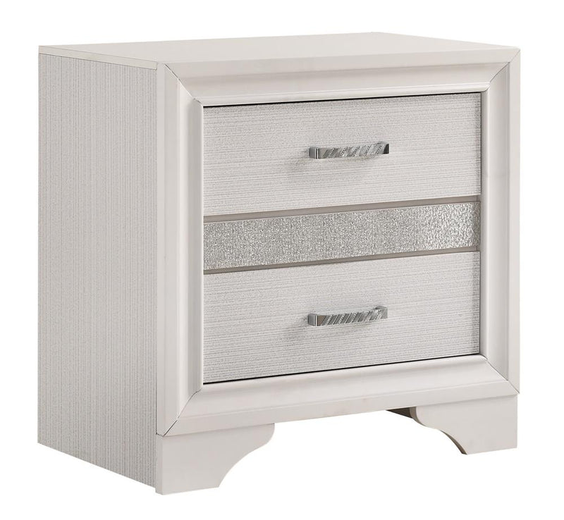 Miranda 2-drawer Nightstand Tray White - Theo's Factory Direct Mattress & Furniture (Columbus, OH)