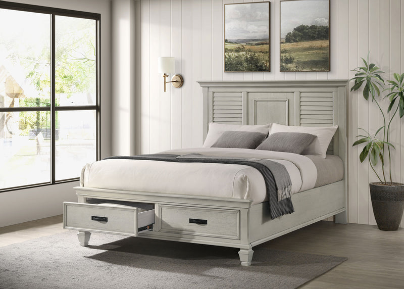 Franco Panel Platform Storage Bed - Theo's Factory Direct Mattress & Furniture (Columbus, OH)